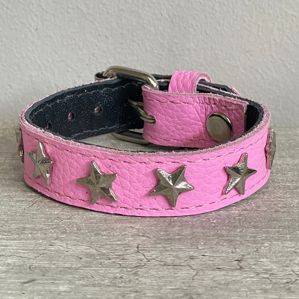 Pulsera Cinta Pink Estrellas