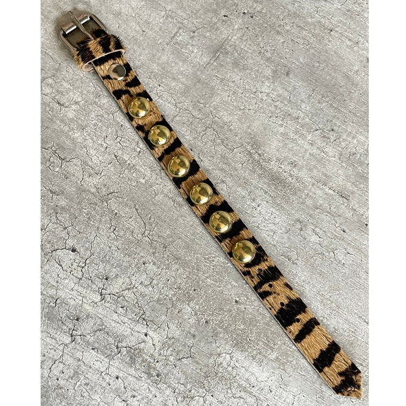 Pulsera Cinta Chita Esferas Doradas