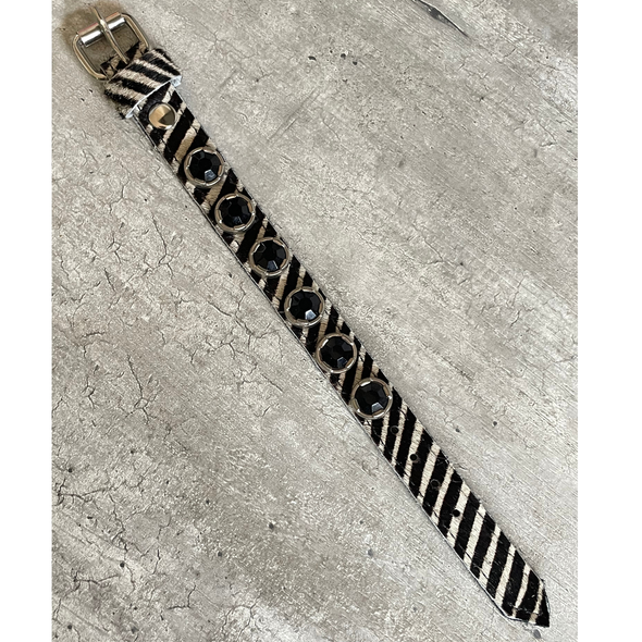 Pulsera Cinta Rayas Tachón