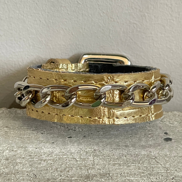 Pulsera Cadena Dorada