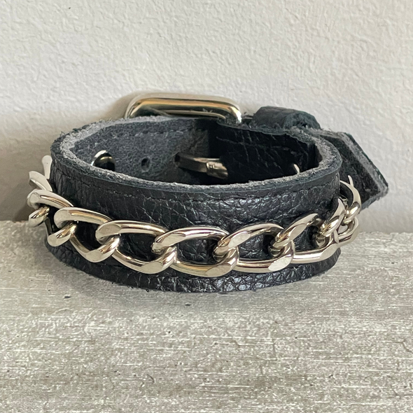 Pulsera Cadena Negra